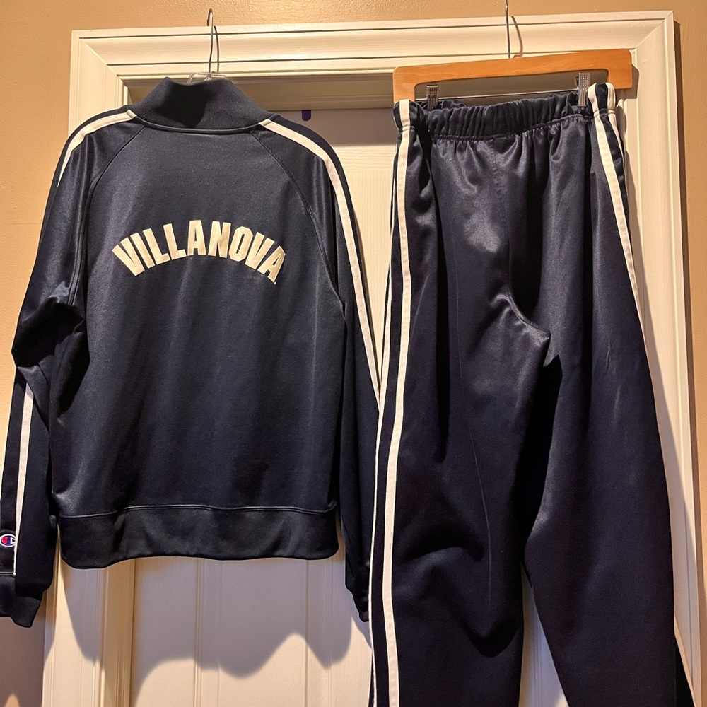 Champion Navy Tracksuit with White Accents